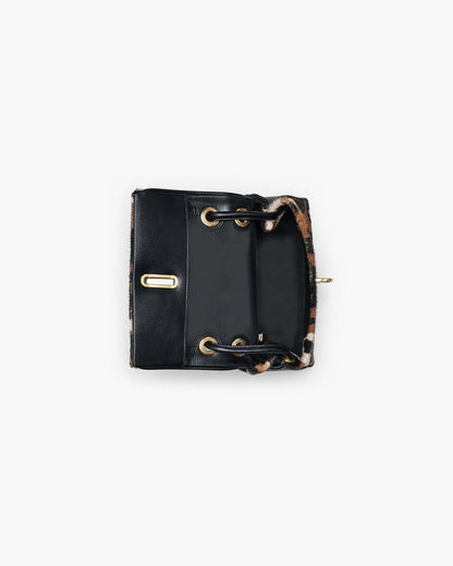 The Cow Haircalf Mini Dual Shoulder Bag Mocha Multi Marc Jacobs