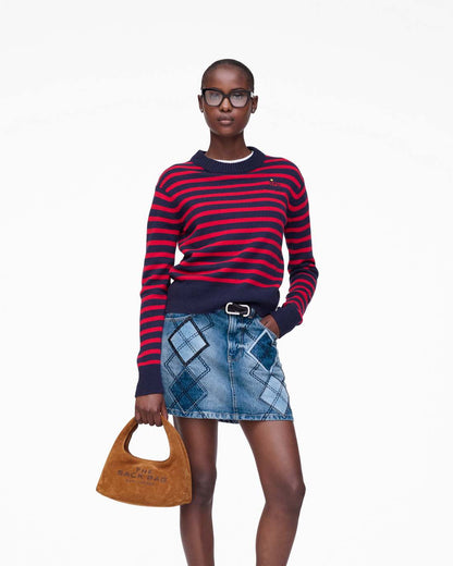 The Suede Mini Sack Bag Copper Marc Jacobs