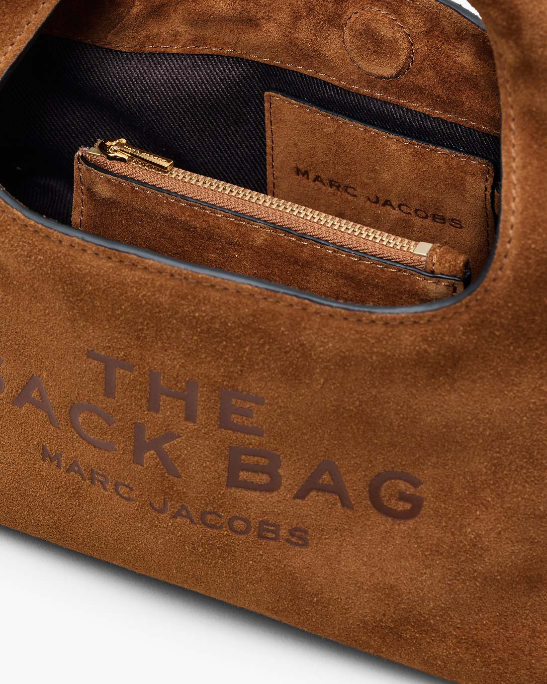 The Suede Mini Sack Bag Copper Marc Jacobs