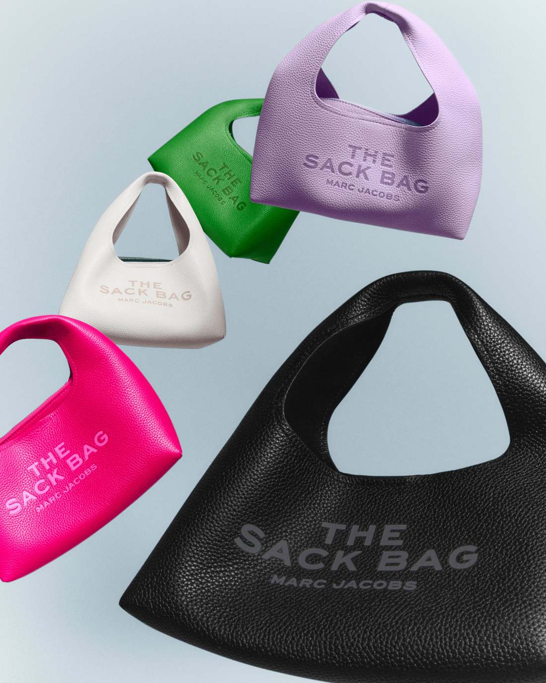 The Mini Sack Bag Tonal Black Marc Jacobs