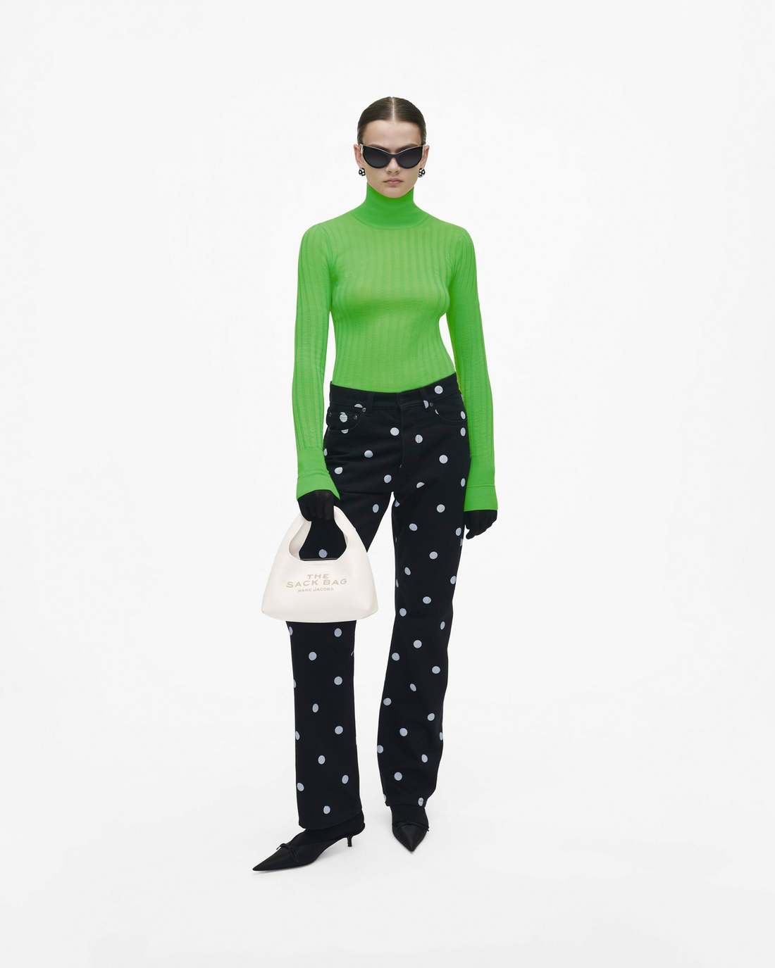 The Mini Sack Bag White Marc Jacobs