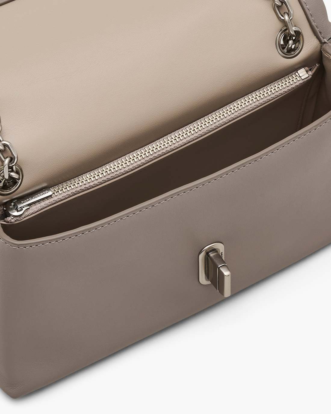 The Dual Chain Mini Bag Cement Marc Jacobs