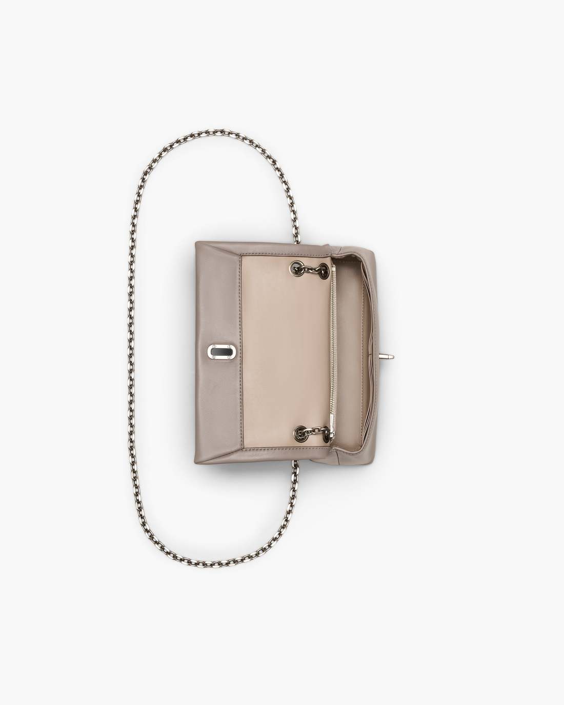 The Dual Chain Mini Bag Cement Marc Jacobs