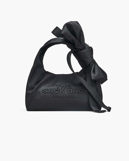 The Bow Nylon Mini Sack Bag Black Marc Jacobs