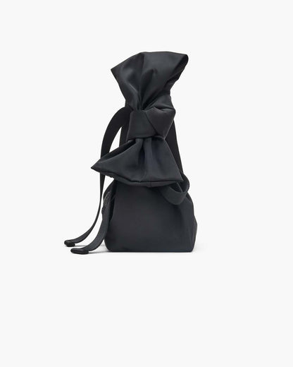 The Bow Nylon Mini Sack Bag Black Marc Jacobs