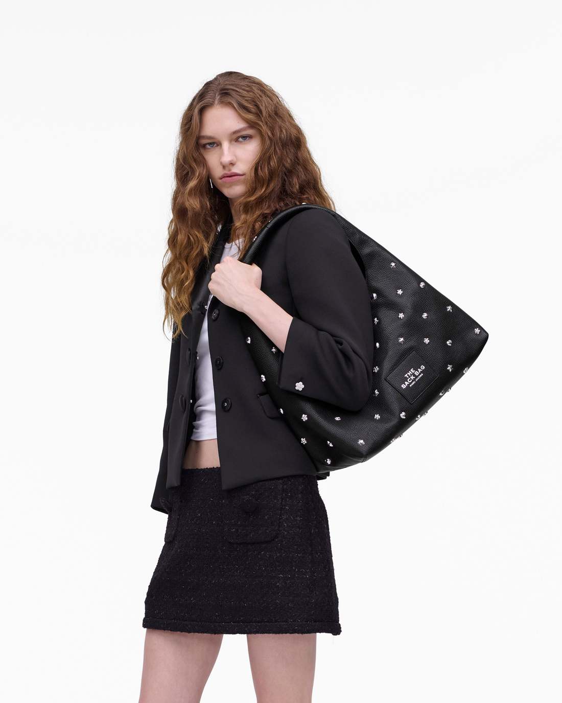 The Mini Icon Stud Sack Bag Black Multi Marc Jacobs