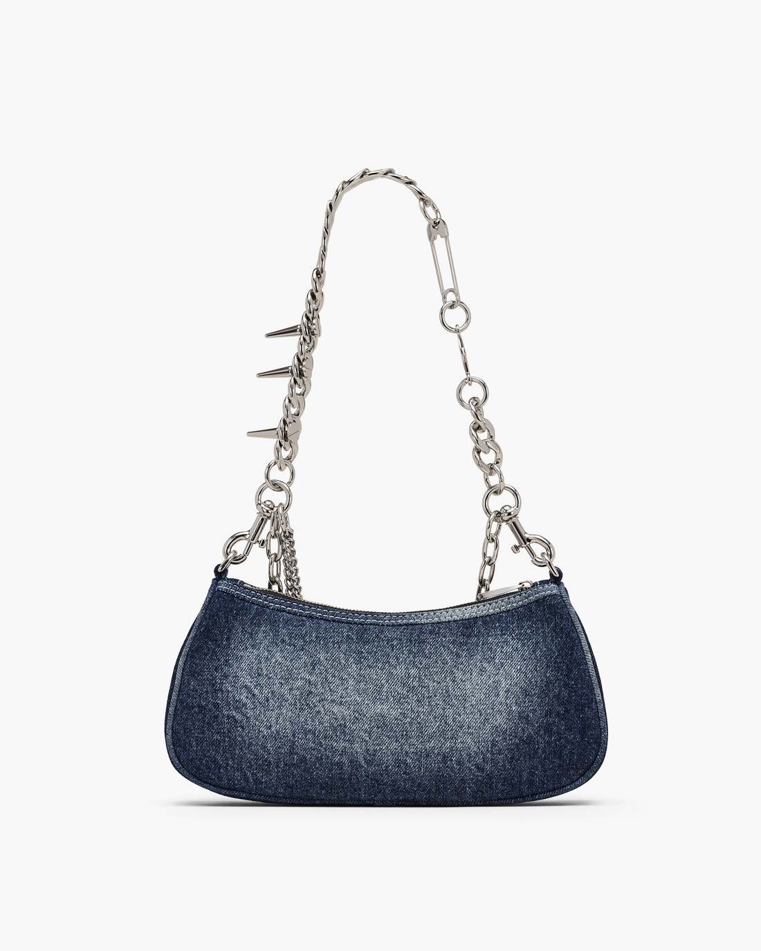 The Faded Denim Charm Shoulder Bag Faded Vintage Indigo Marc Jacobs
