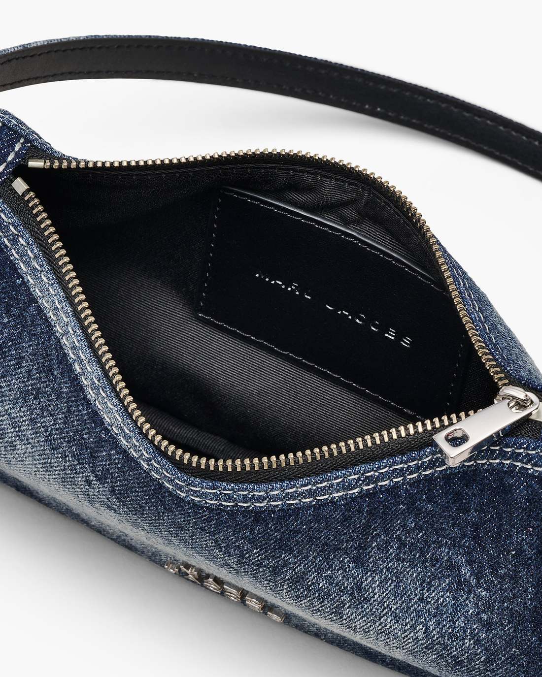 The Faded Denim Charm Shoulder Bag Faded Vintage Indigo Marc Jacobs