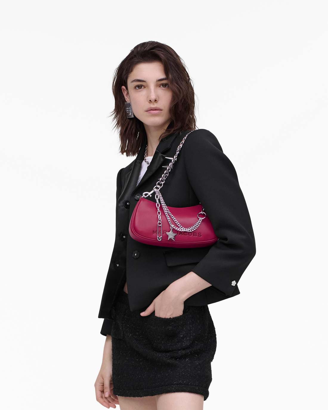 The Star Charm Shoulder Bag Lipgloss Pink Marc Jacobs