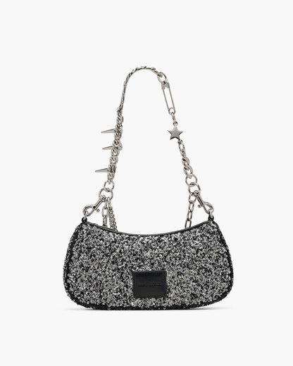 The Sequin Charm Shoulder Bag Silver Marc Jacobs