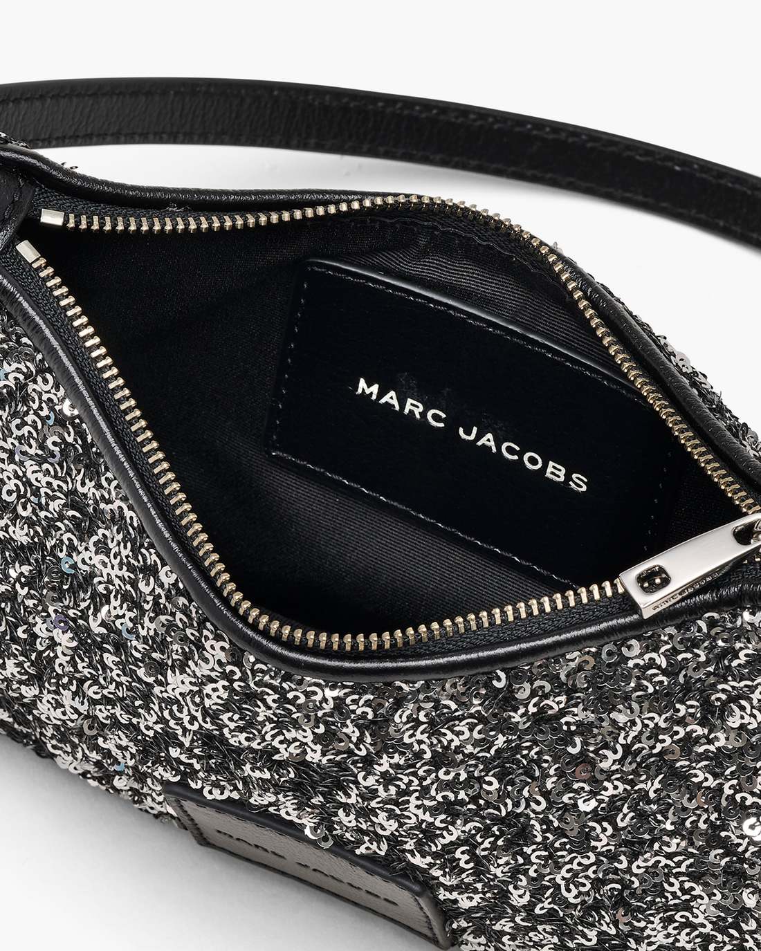 The Sequin Charm Shoulder Bag Silver Marc Jacobs
