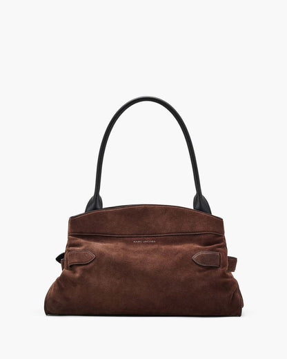 The Suede Dakota Satchel Dark Brown Marc Jacobs