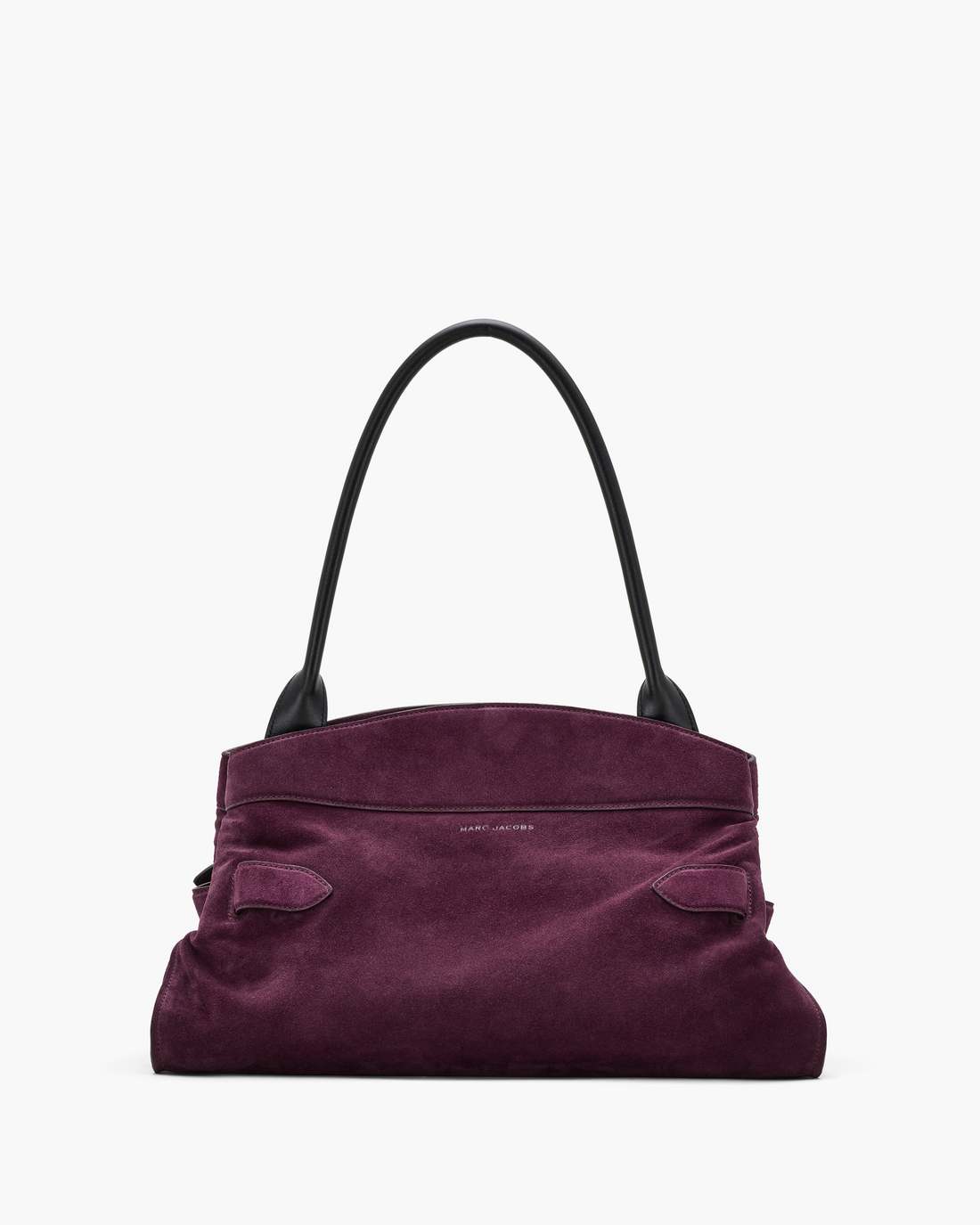 The Suede Dakota Satchel Dark Plum Marc Jacobs