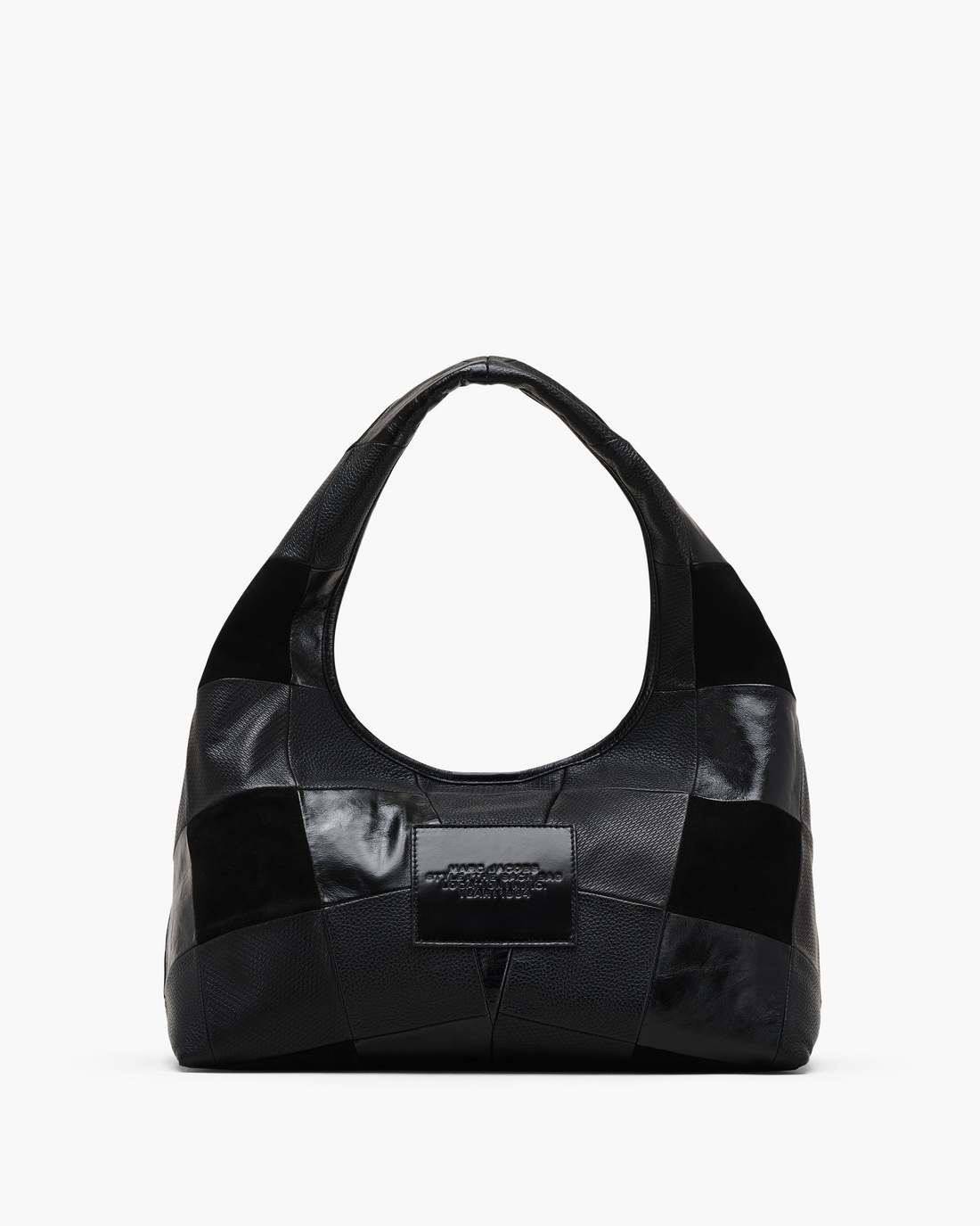 The Suede Patchwork Sack Bag Black Multi Marc Jacobs