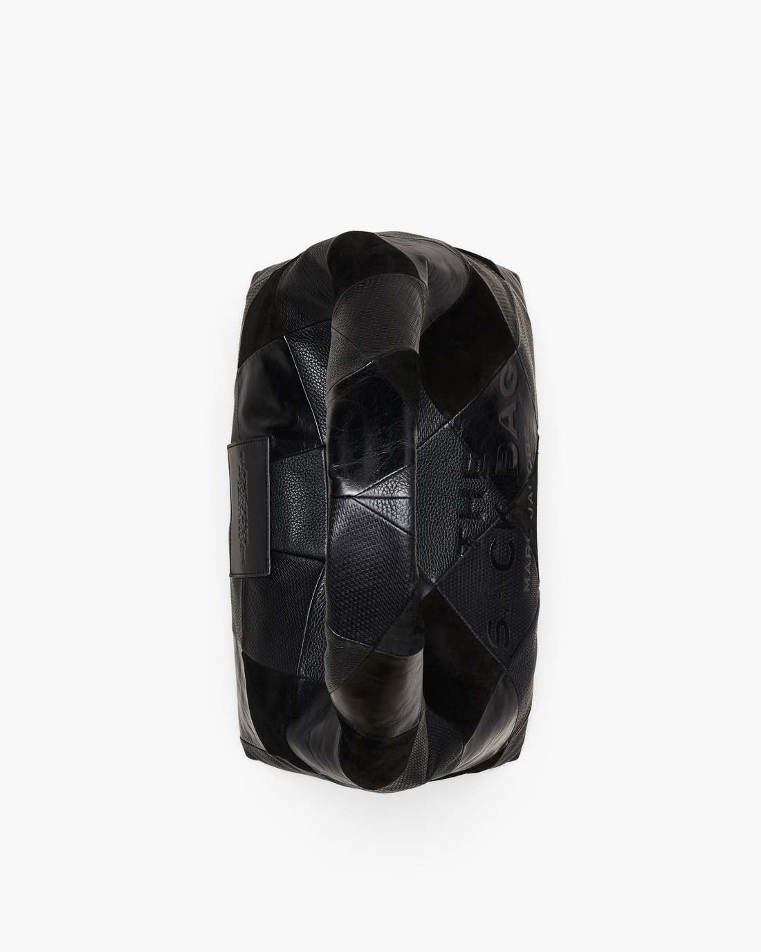 The Suede Patchwork Sack Bag Black Multi Marc Jacobs