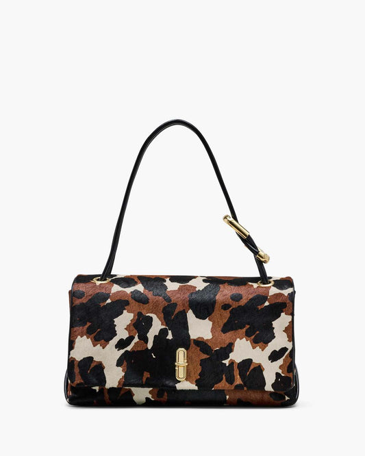 The Cow Haircalf Large Dual Bag Mocha Multi Marc Jacobs