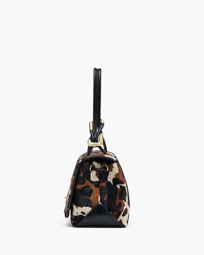 The Cow Haircalf Large Dual Bag Mocha Multi Marc Jacobs