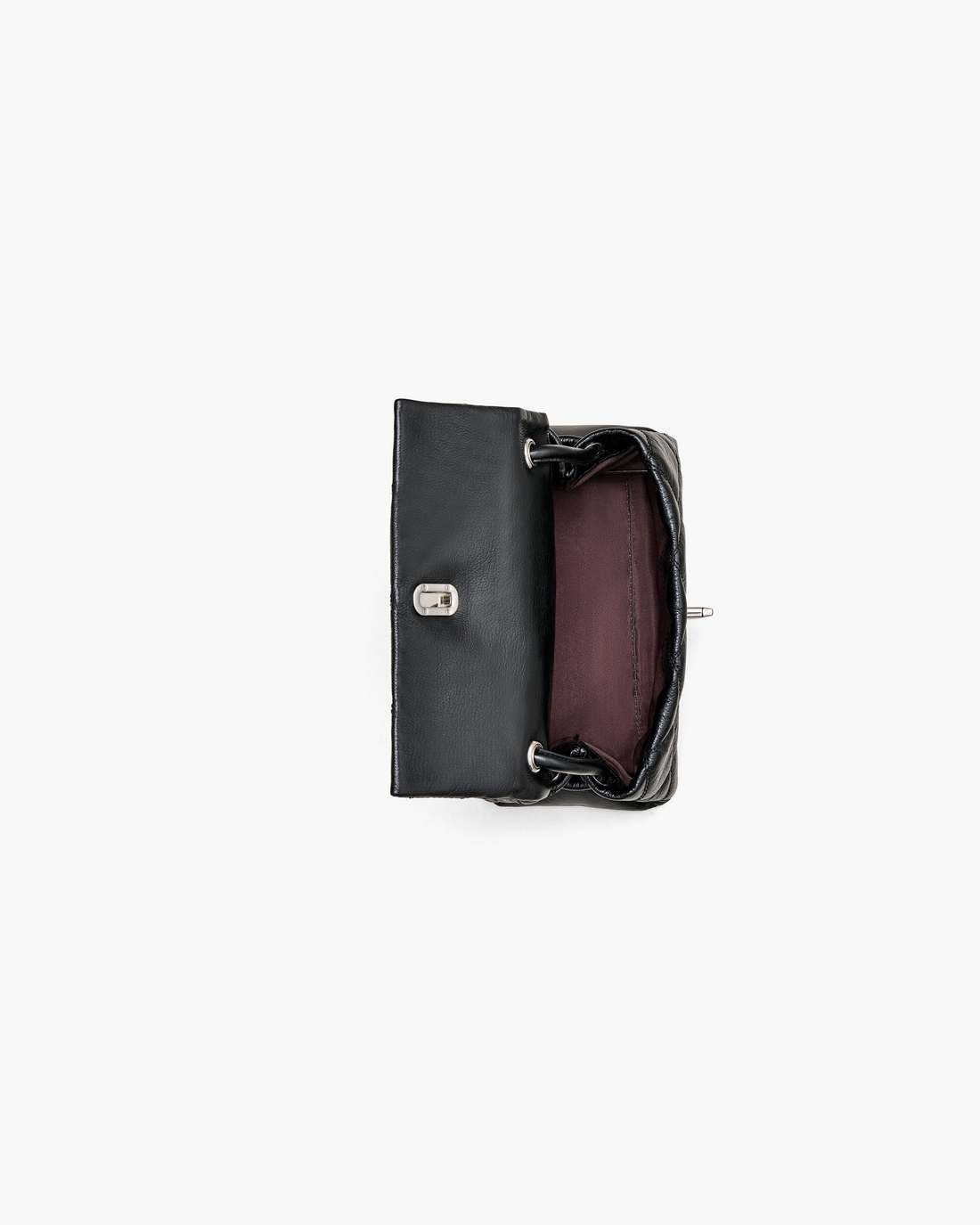 The Quilted Mini Dual Shoulder Bag Black Marc Jacobs