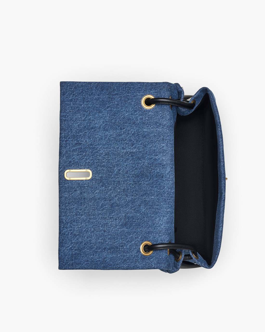 The Trinket Charm Denim Large Dual Bag Medium Wash Multi Marc Jacobs