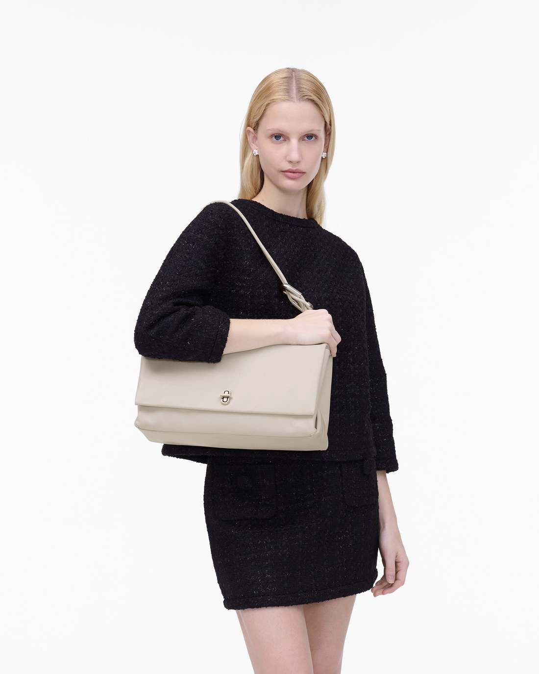 The Large Dual Bag Cloud White Marc Jacobs