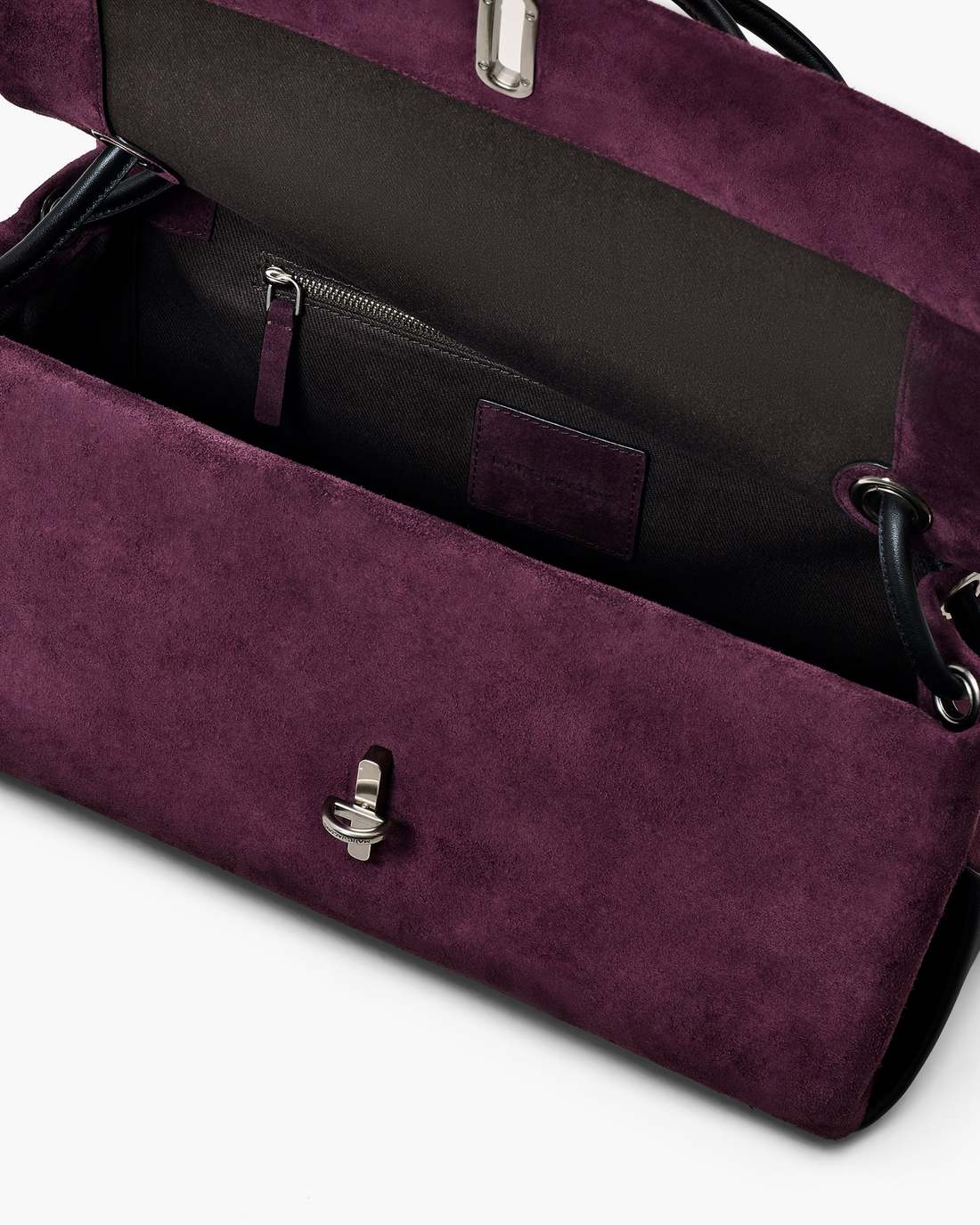 The Suede Large Dual Dark Plum Marc Jacobs
