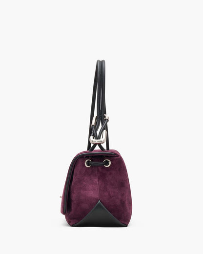 The Suede Large Dual Dark Plum Marc Jacobs