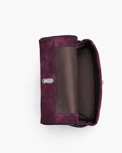 The Suede Large Dual Dark Plum Marc Jacobs