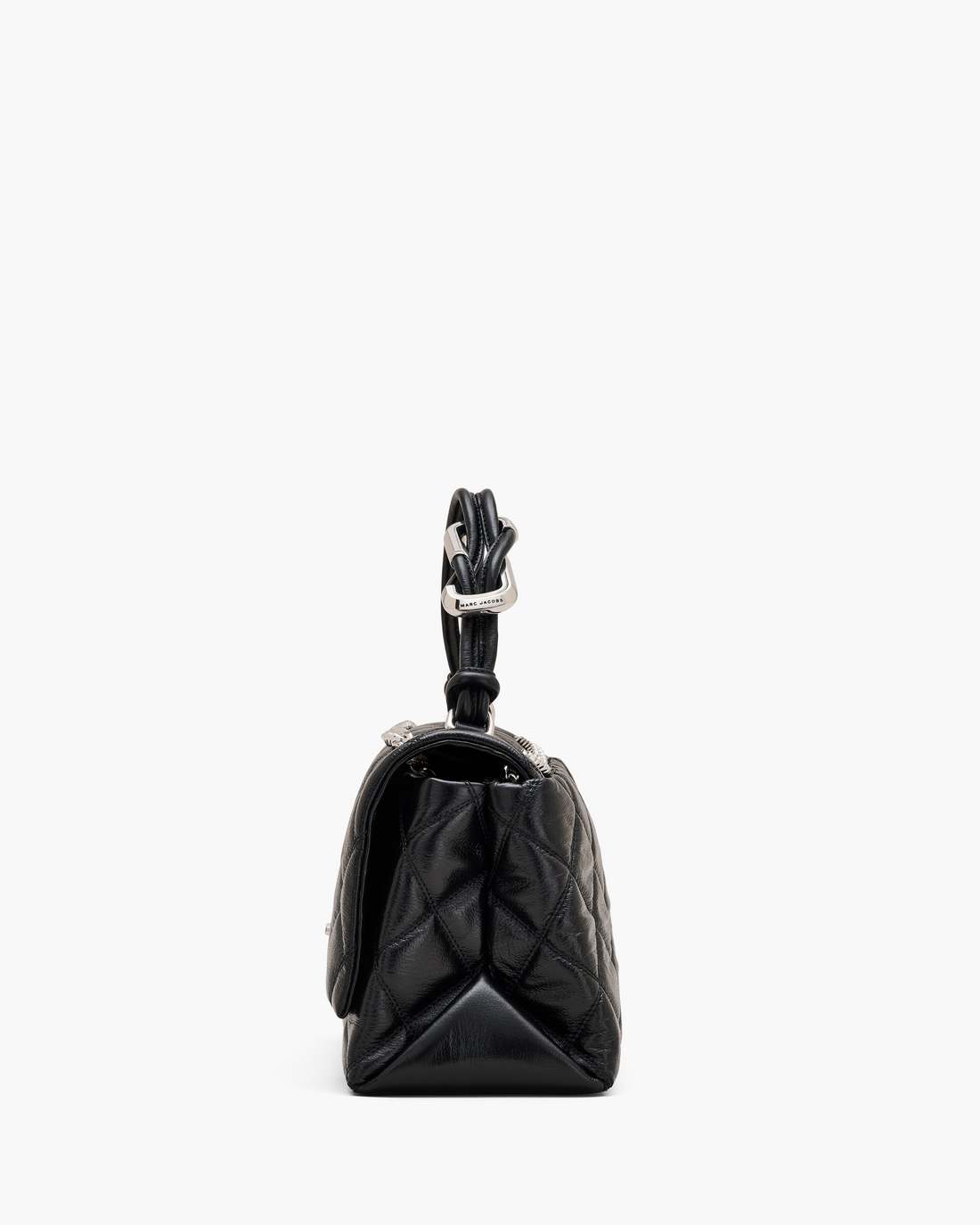The Quilted Dual Convertible Shoulder Bag Black Marc Jacobs