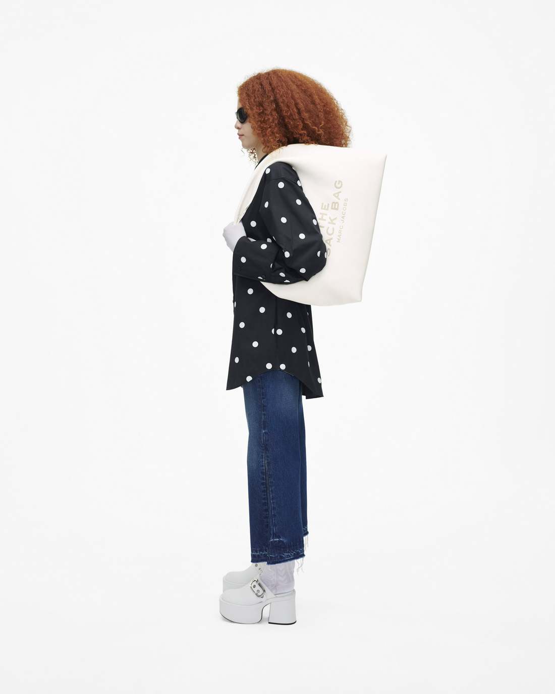 The XL Sack Bag White Marc Jacobs