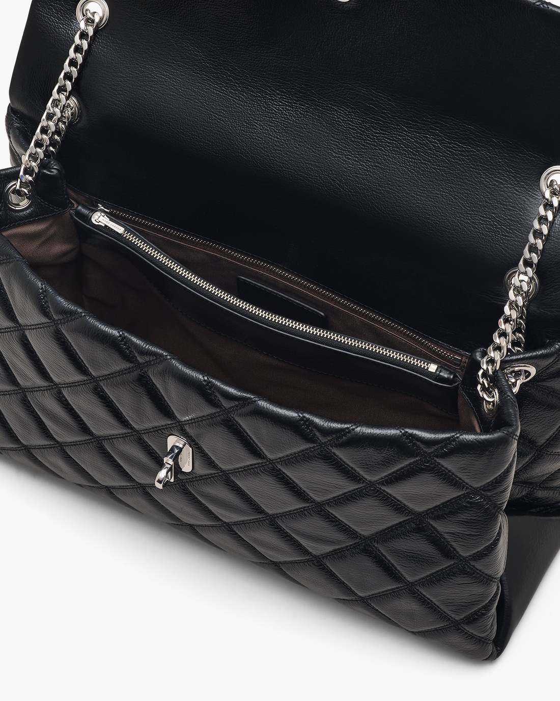 The Quilted XL Dual Convertible Shoulder Bag Black Marc Jacobs
