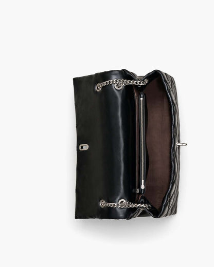 The Quilted XL Dual Convertible Shoulder Bag Black Marc Jacobs