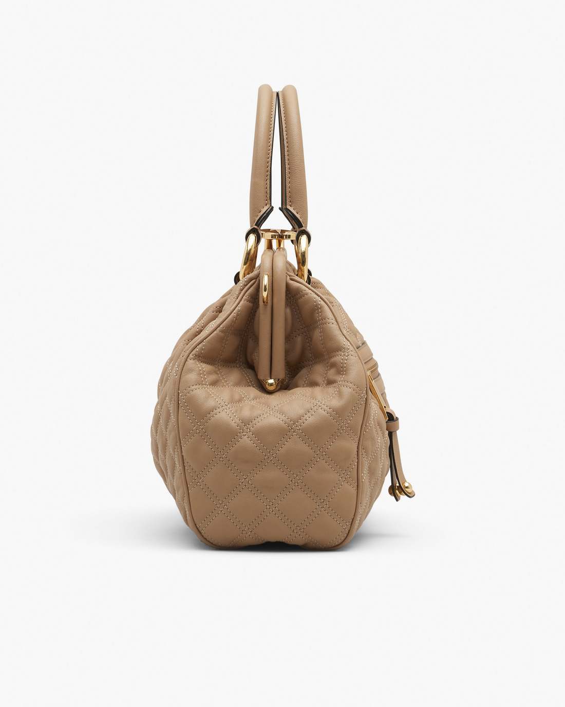 Re-Edition Quilted Leather Stam Bag Camel Marc Jacobs