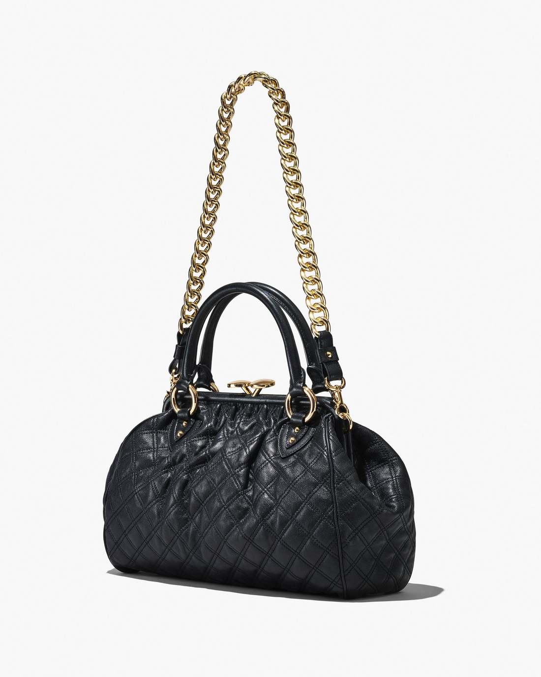 Re-Edition Quilted Leather Stam Bag Black Marc Jacobs