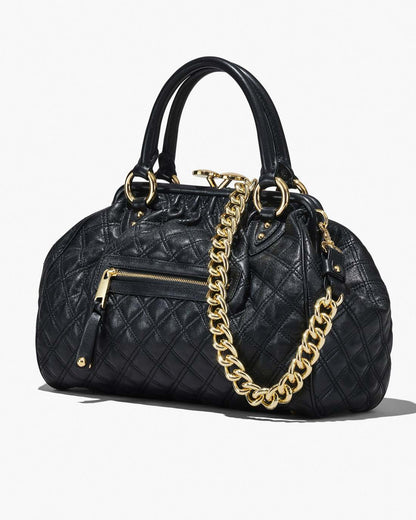 Re-Edition Quilted Leather Stam Bag Black Marc Jacobs