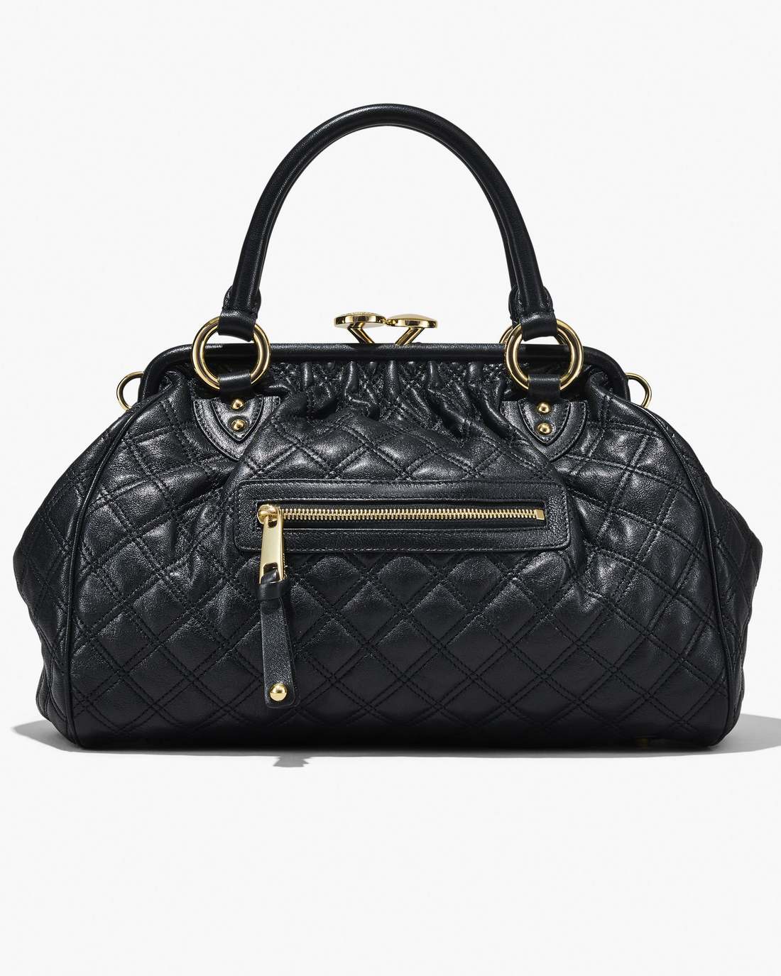 Re-Edition Quilted Leather Stam Bag Black Marc Jacobs