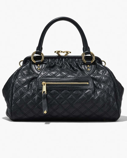 Re-Edition Quilted Leather Stam Bag Black Marc Jacobs