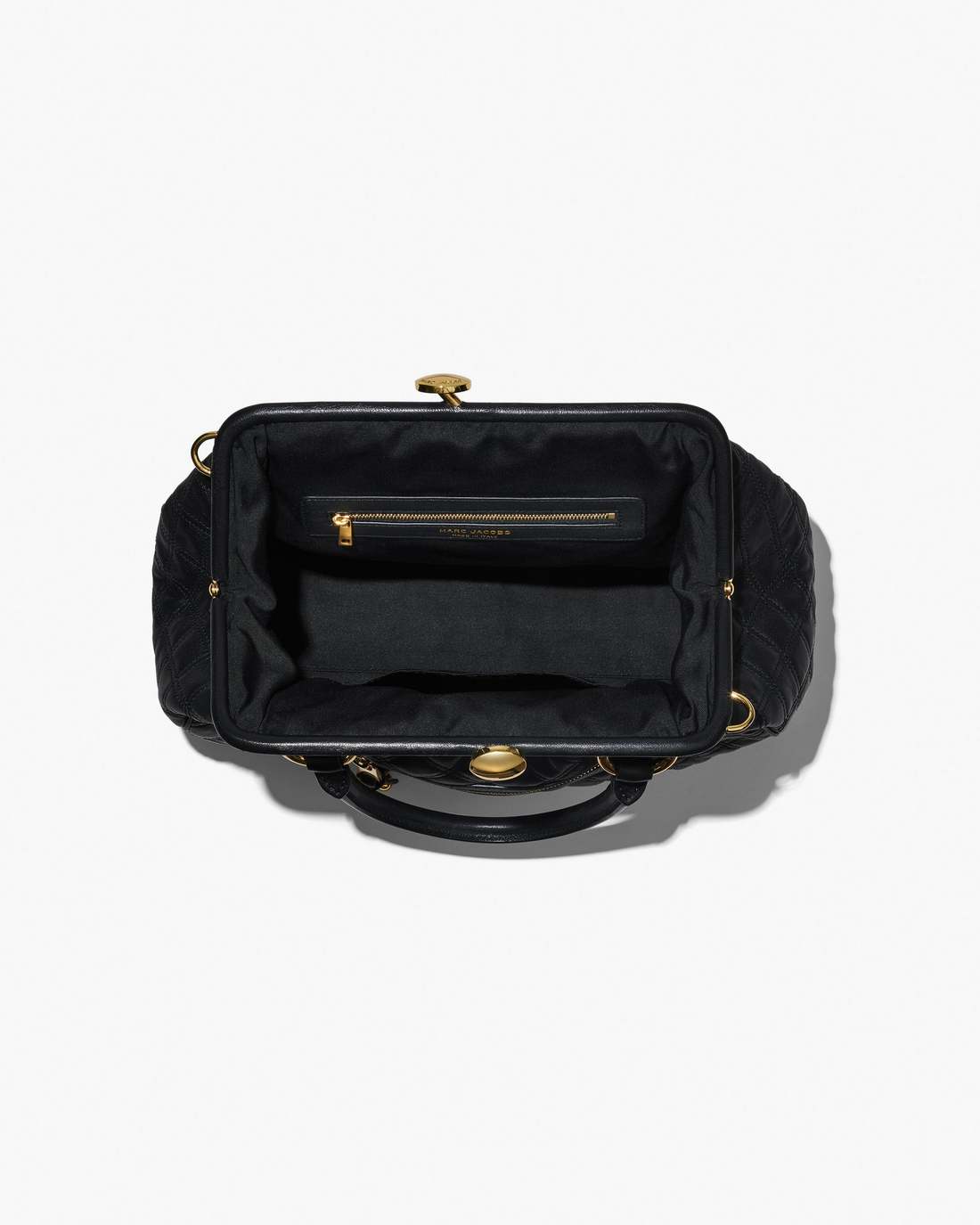 Re-Edition Quilted Leather Stam Bag Black Marc Jacobs