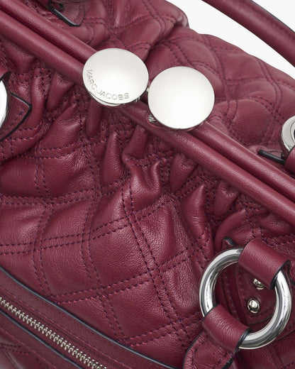Re-Edition Quilted Leather Stam Bag Cherry Marc Jacobs