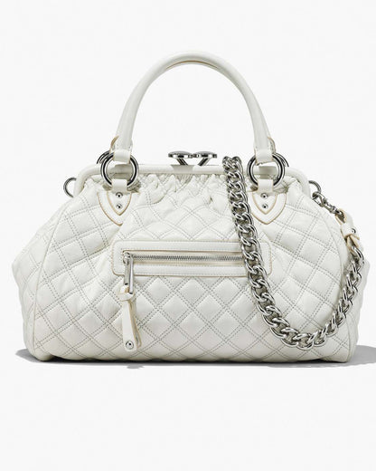 Re-Edition Quilted Leather Stam Bag Cloud White Marc Jacobs