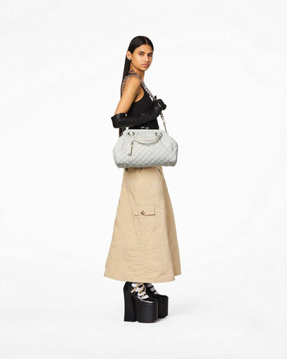 Re-Edition Quilted Leather Stam Bag Cloud White Marc Jacobs