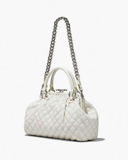 Re-Edition Quilted Leather Stam Bag Cloud White Marc Jacobs