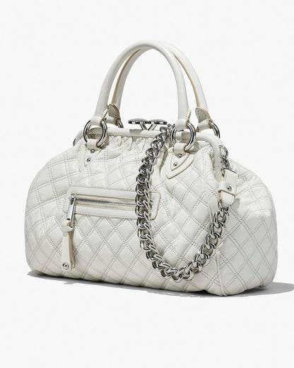 Re-Edition Quilted Leather Stam Bag Cloud White Marc Jacobs