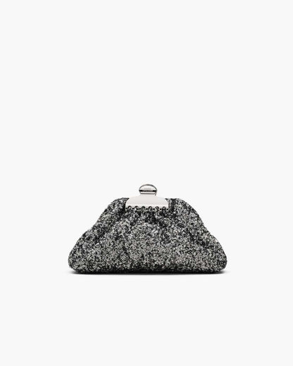 The Sequin Glam Small Clutch Silver Marc Jacobs