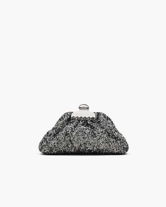 The Sequin Glam Small Clutch Silver Marc Jacobs