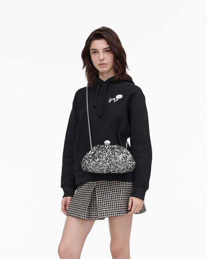 The Sequin Glam Small Clutch Silver Marc Jacobs