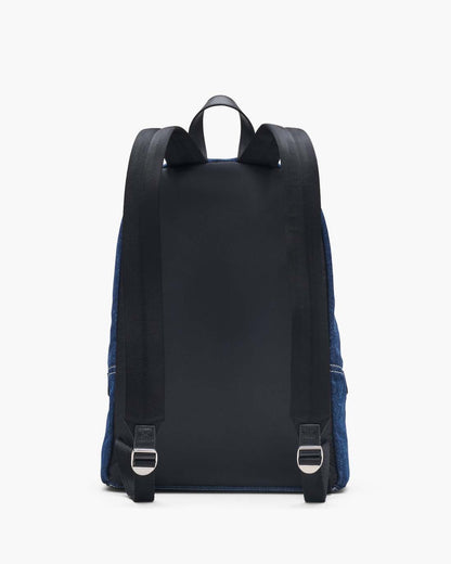 The Biker Colorblock Denim Large Backpack Indigo Multi Marc Jacobs