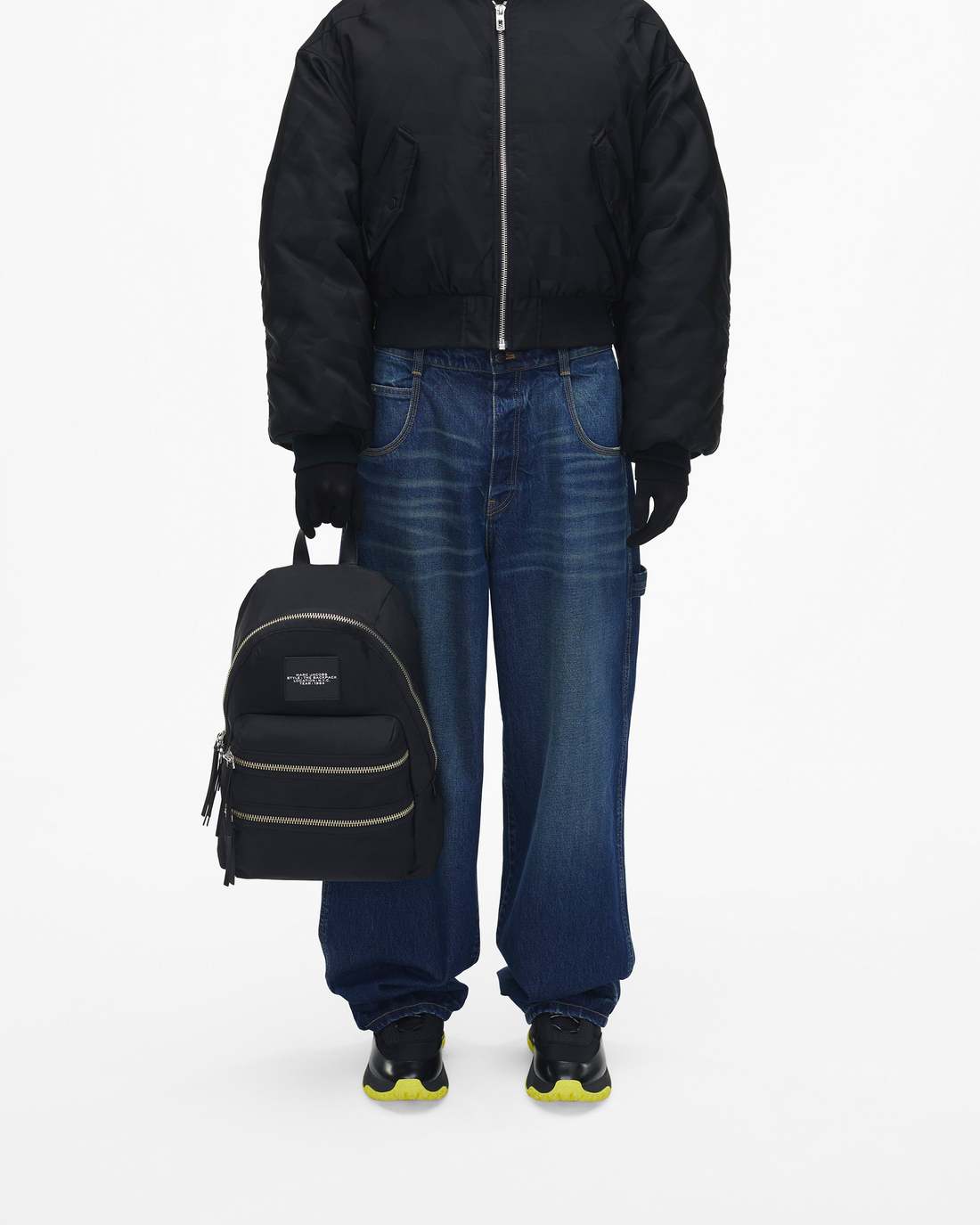 The Biker Nylon Large Backpack Black Marc Jacobs