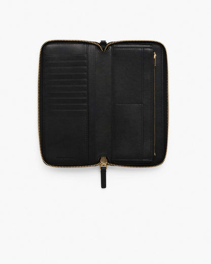 The Leather Continental Wallet Black Marc Jacobs