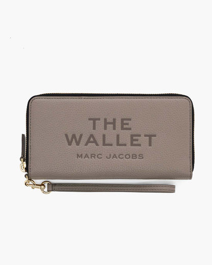 The Leather Continental Wallet Cement Marc Jacobs