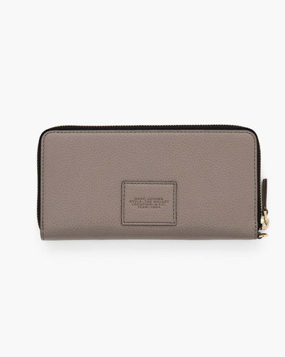 The Leather Continental Wallet Cement Marc Jacobs
